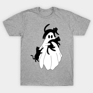 Spooky Ghost Cats T-Shirt